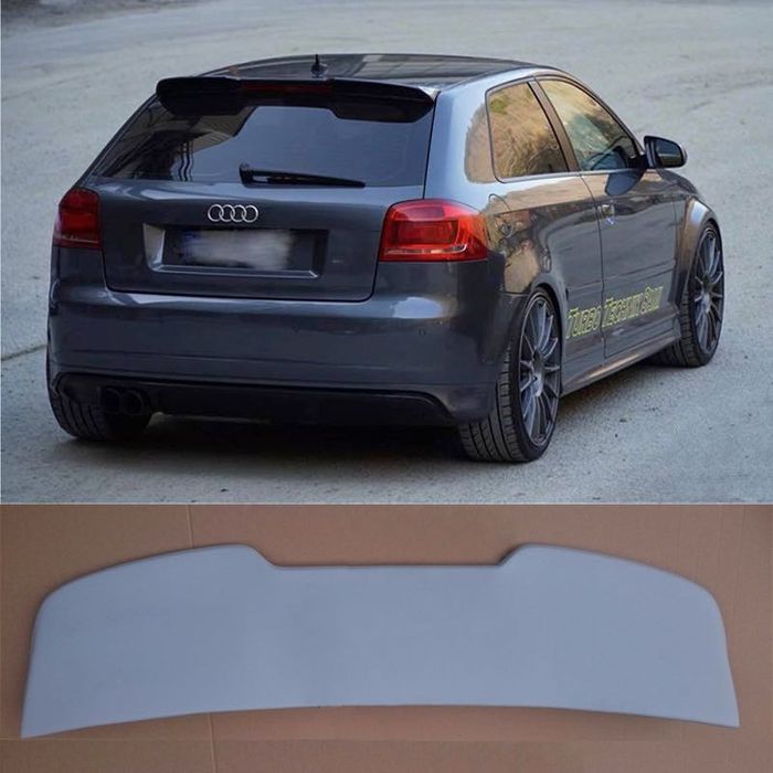 Спойлер AUDI A3 8P накладка на багажник ляду бленда антикрыло ауди а3