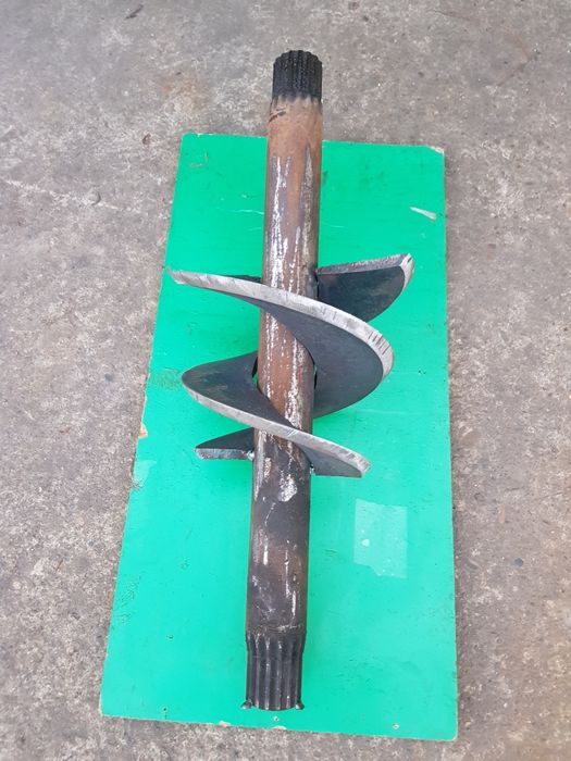 Шнек на щепоріз подрібнювача гілок Конусний двохзахідний