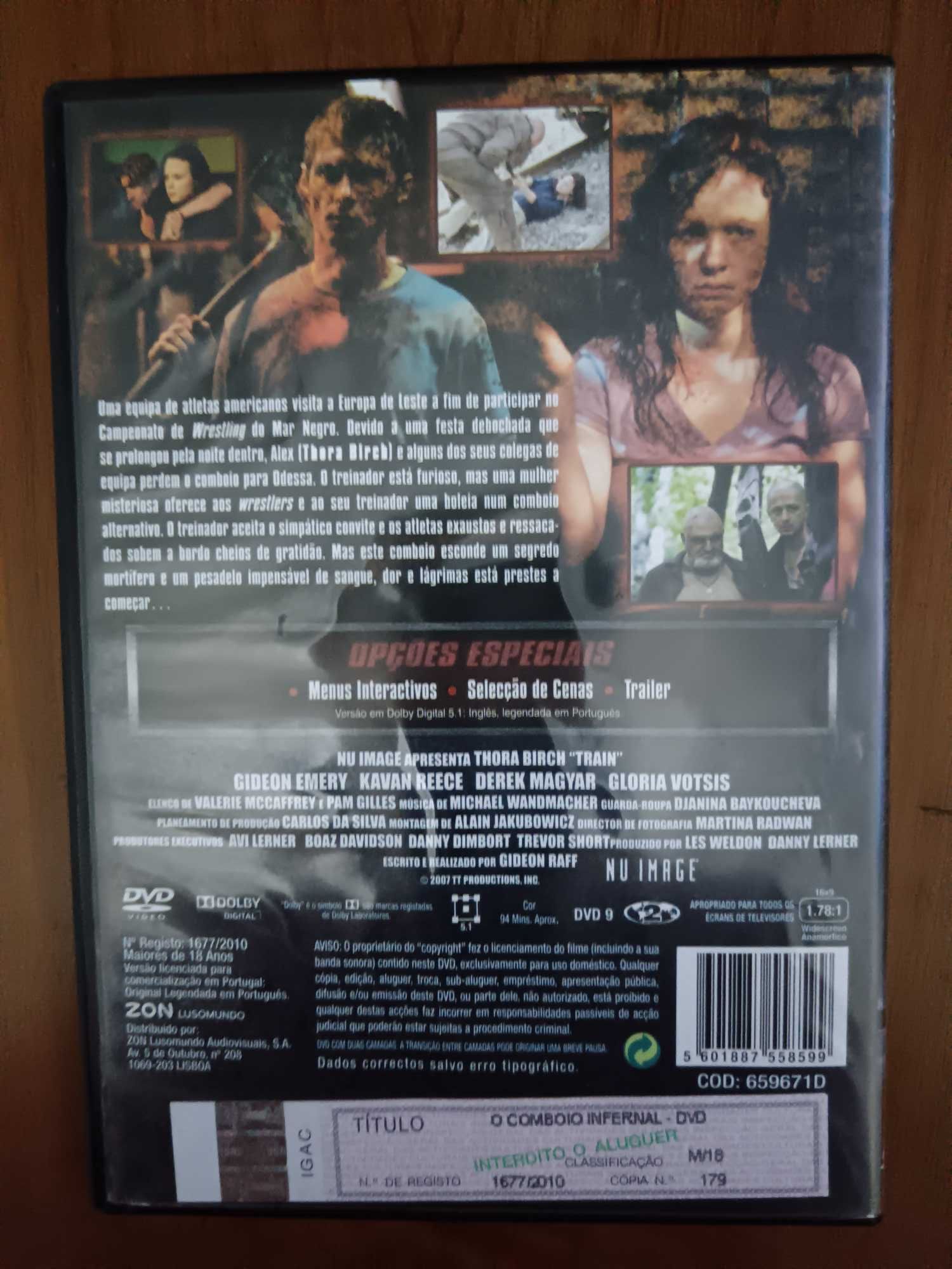 filme dvd original - comboio infernal