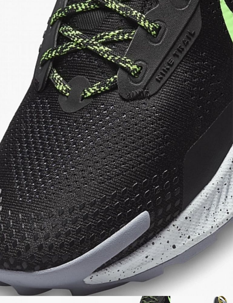 Оригінал Кросівки  NIKE PEGASUS TRAIL 3 BLACK.(Від 25см до 29,5см)