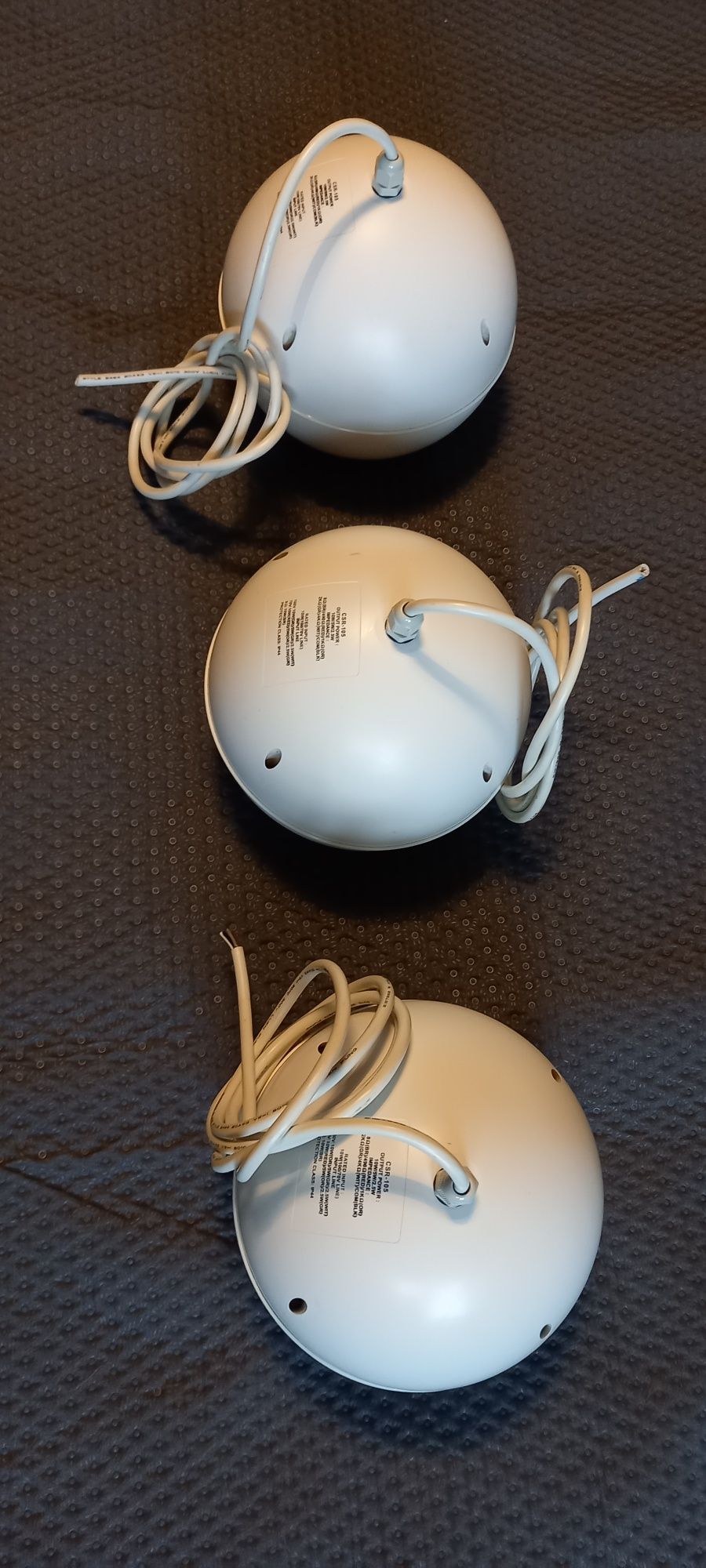 Głośniki kulowe sufitowe kanałowe Tayama Acoustics ip44 3 szt.