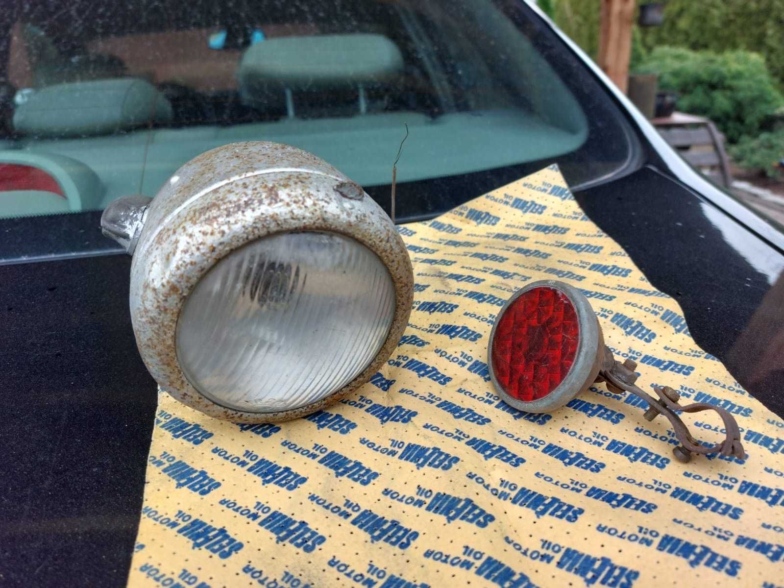 Stare lampy rowerowe
