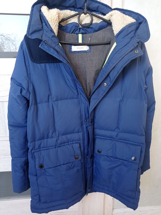 Зимова куртка - пуховик на хлопчика 10-12 років, 152 см