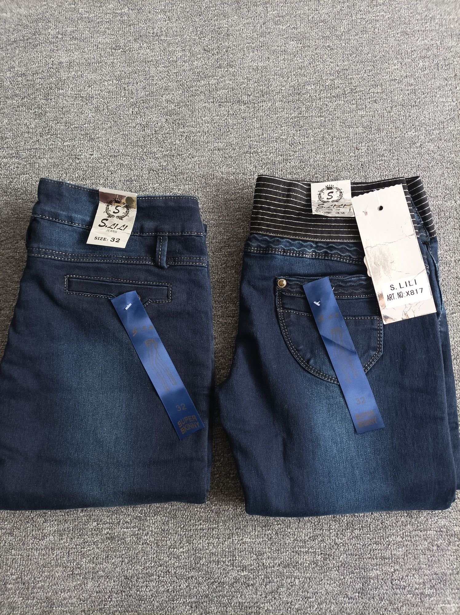 Nowe spodnie jeansowe 2 pary