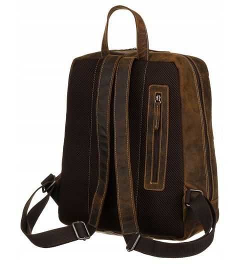 Peterson elegancki plecak dla mężczyzny ze skóry naturalnej na laptopa