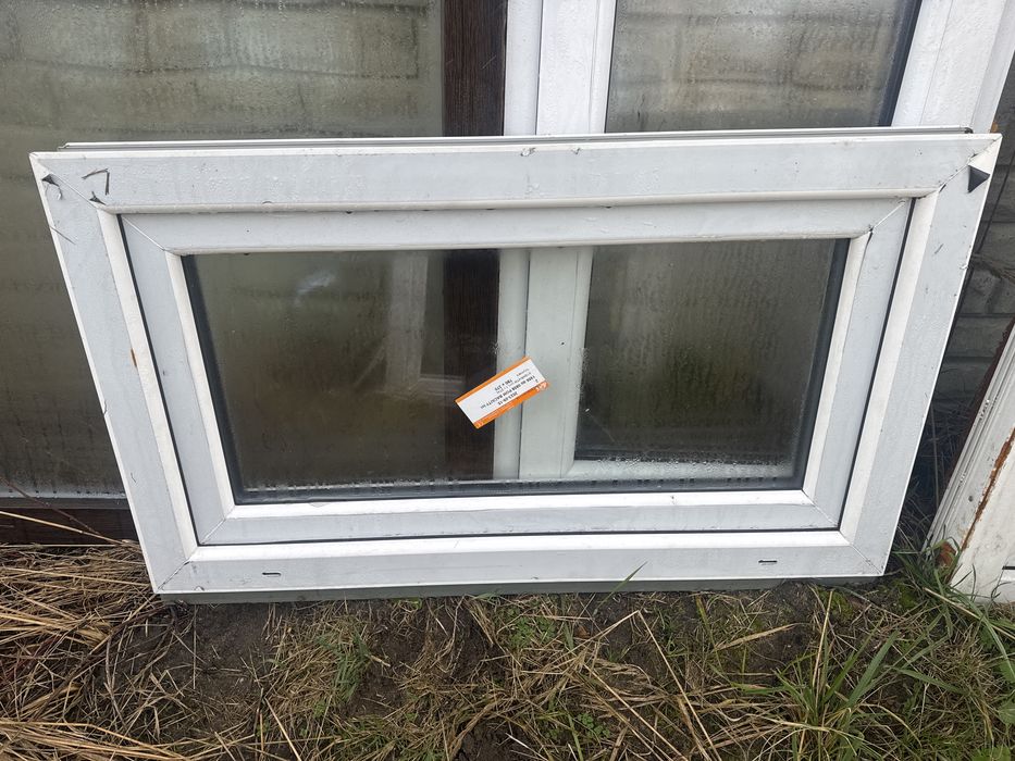 1x okno plastikowe 98x57 nowe RU (2 szybowe rozwierne uchylne wysylka)