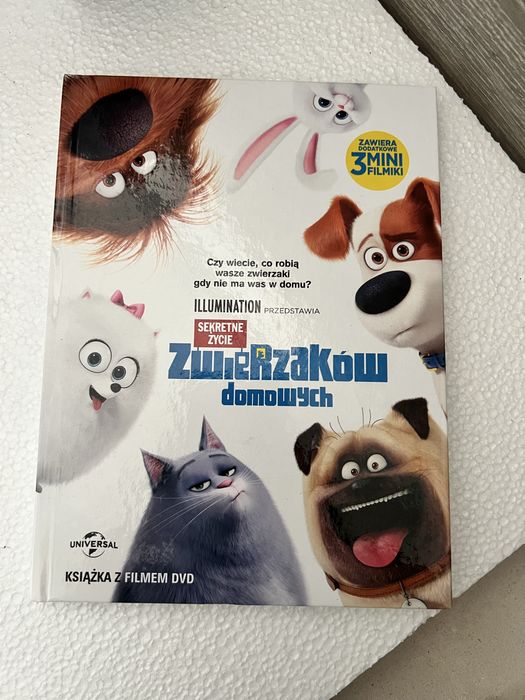 Ksiazka z filmwm DVD dla dzieci