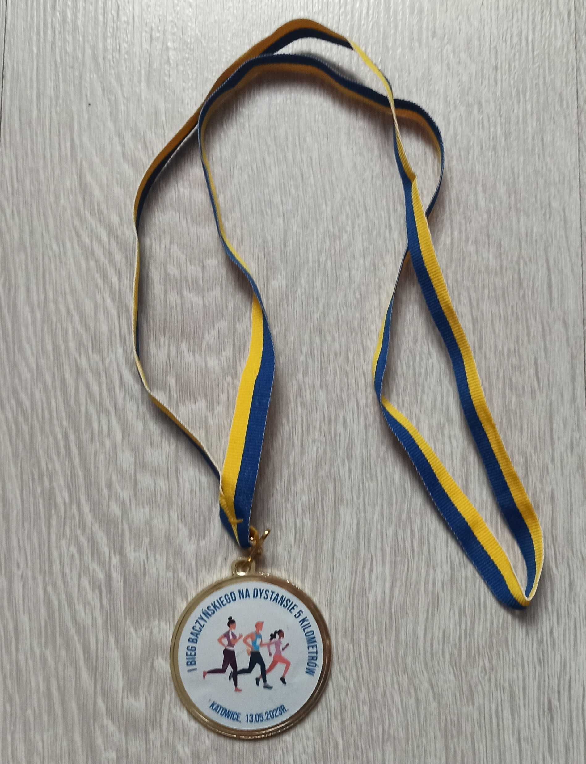 medal z biegu I Bieg Baczyńskiego 13.05.2023 r.