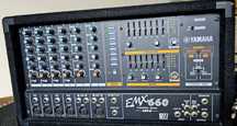 Yamaha EMX-660 Powered Mixer+Peavey Eurosys 3 zestaw nagłoś