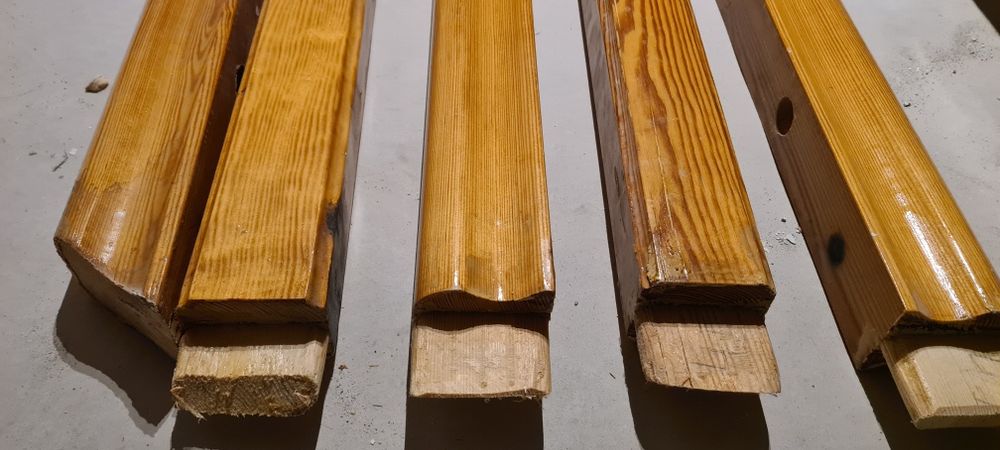 Balustrady barierki słupki sosna drewno sosnowe