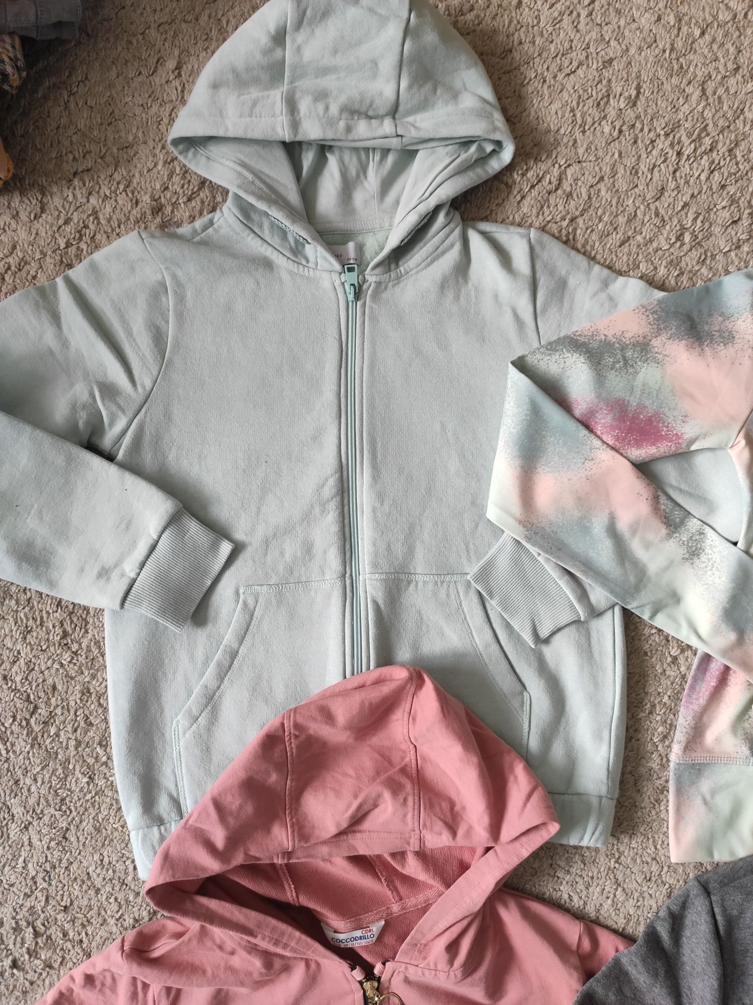 Markowe bluzy jak nowe dla dziewczynki 158