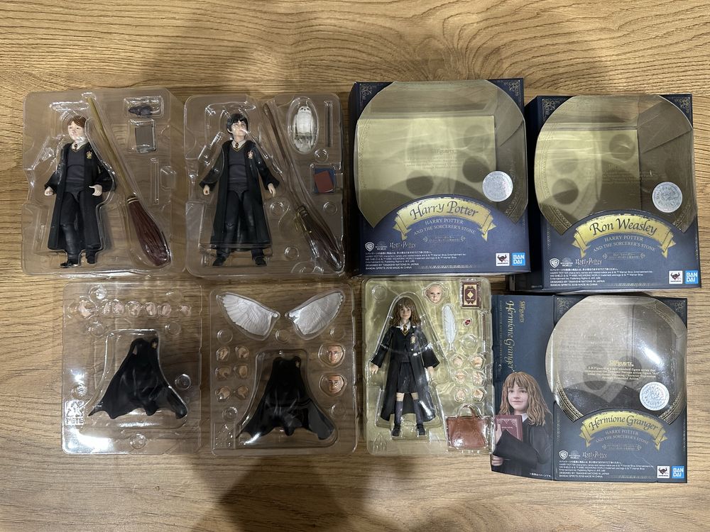 Harry Potter Ron Weasly Hermione Granger Bandai tamashii shfiguarts