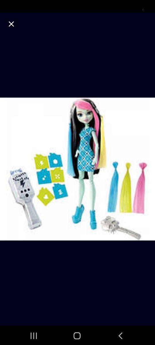 Monster High Voltageous Hair Frankie Stein Френкі Штейн високовольтна