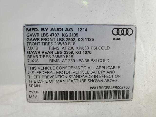 AUDI Q3 Premium Plus 2015