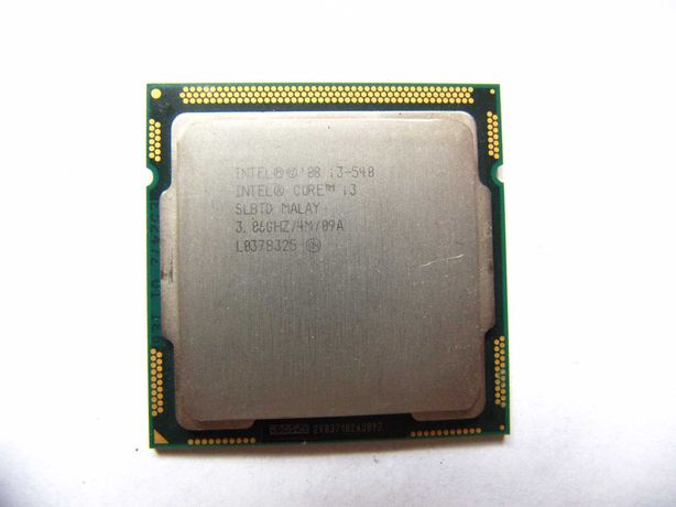 Intel i3-540 socket 1156 3,06ГГЦ 2 ядра/4 потоки