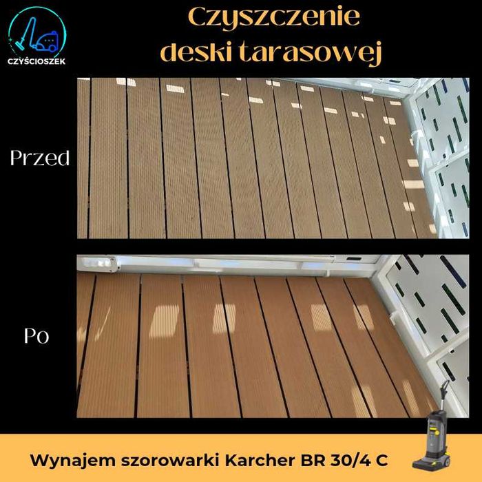 Wynajem Wypożyczenie Profesjonalna Szorowarka Karcher BR 30/4 C Kielce