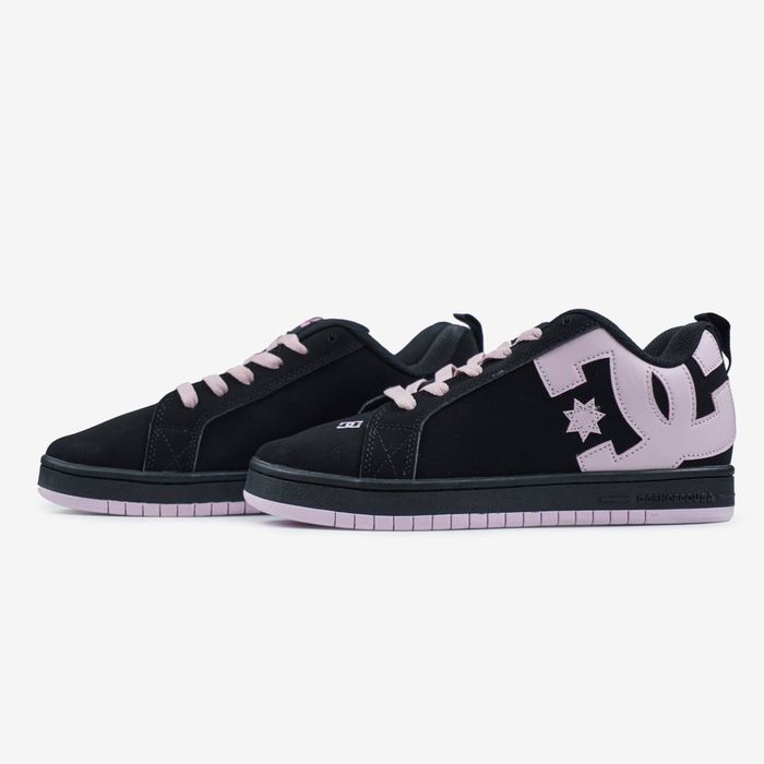 БЕЗКОШТОВНА ДОСТАВКА‼️Кросівки DC Court Graffik Black Pink,dc court,дс