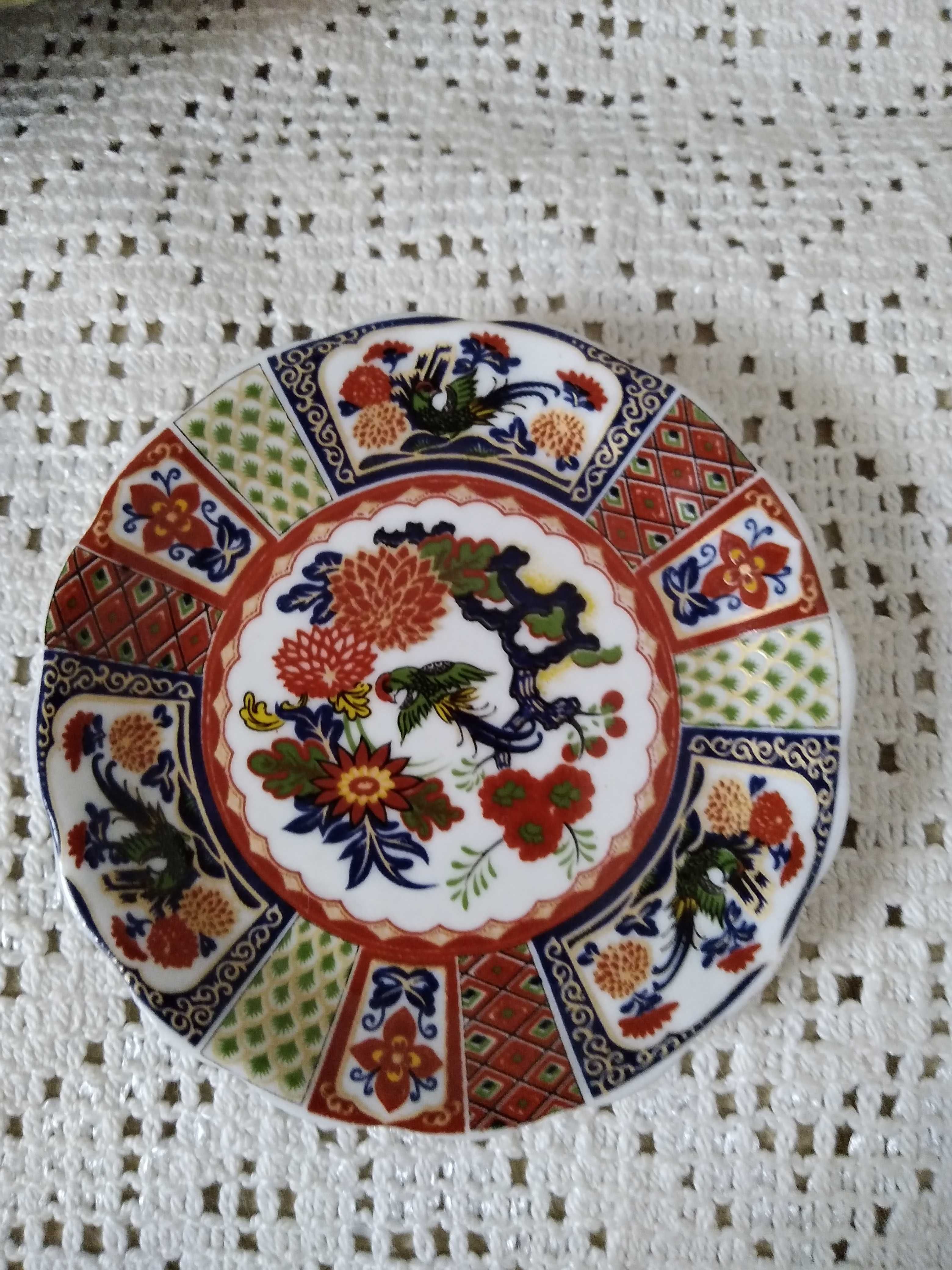 Talerzyk ceramiczny hiszpański miniatura śr 8 cm