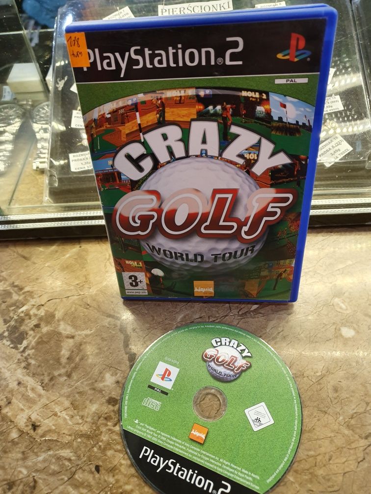 Gra gry ps2 playstation 2 Crazy Golf World Tour Unikat