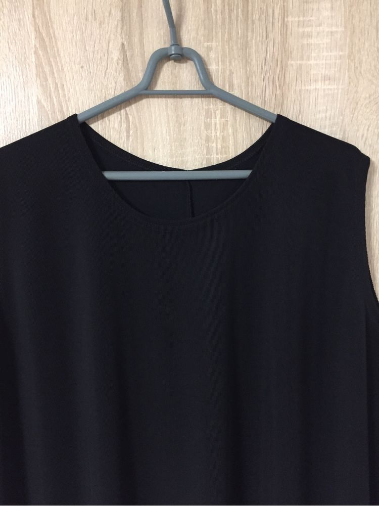 Sukienka damska długa czarna rozmiar 7XL (54)