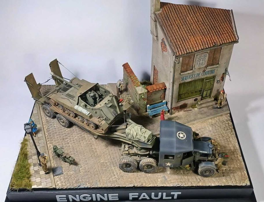 Profesjonalnie wykonana diorama 1/35