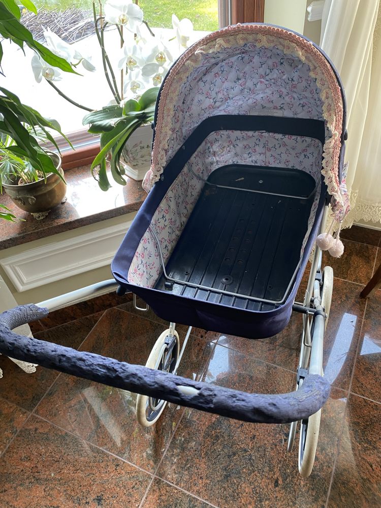 Wozek retro dla lalek, do renowacji, sesja, vintage