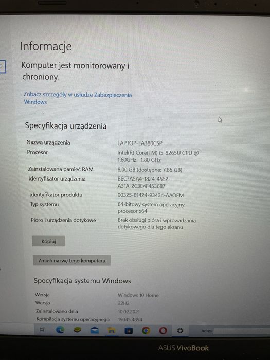 Asus vivobook i5 nvidi