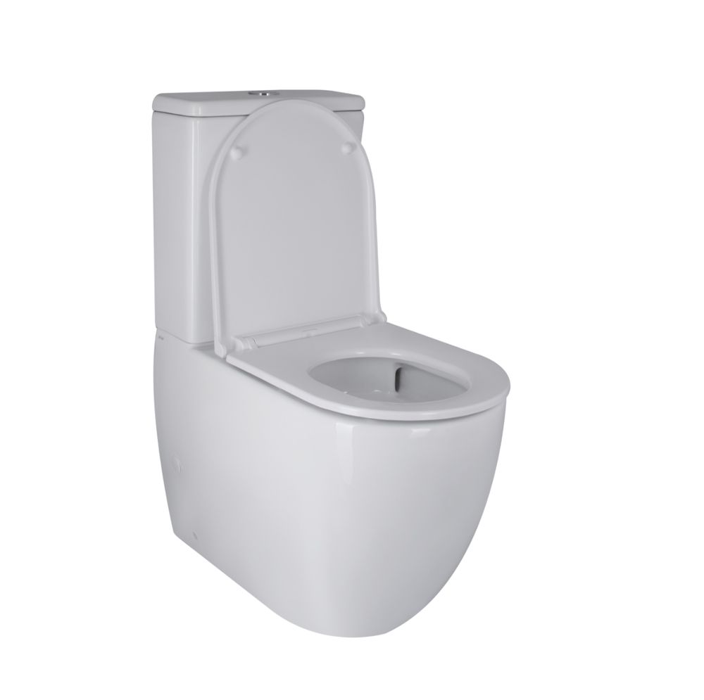 Унітаз-компакт Qtap Robin Ultra Quiet безобідковий QT13222128AUQ1W
