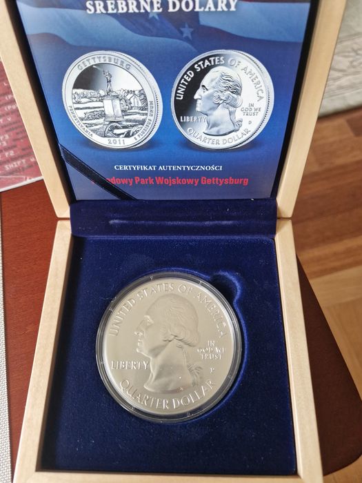 Moneta 1/4 dolara amerykańskiego