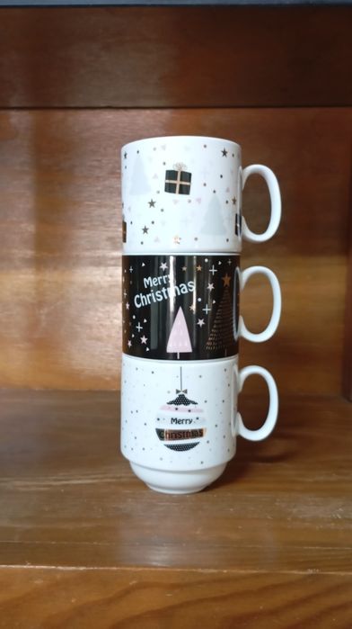 Conjunto de Canecas de Natal