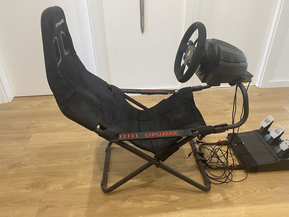 Volante thurstmaster Ferrari + Cadeira Playseat