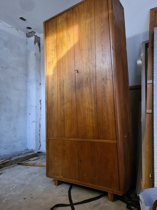 Solidna szafa lite drewno PRL