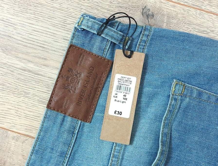 Spodenki jeansowe RIVER ISLAND XL NOWE 100 % oryginał