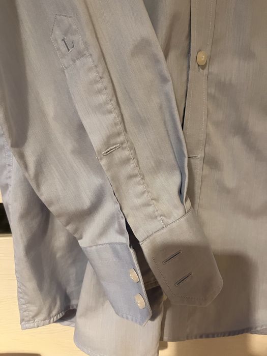 Niebieska męska klasyczna koszula Lambert rozmiar 39, używana