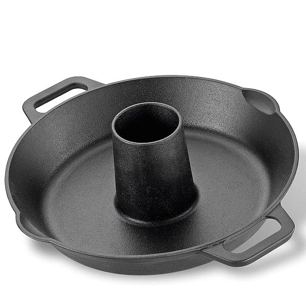 Stojak do kurczaka, śred. 28 x 9,5 cm, 0,1 l, żeliwo BBQ / Kuchenprofi