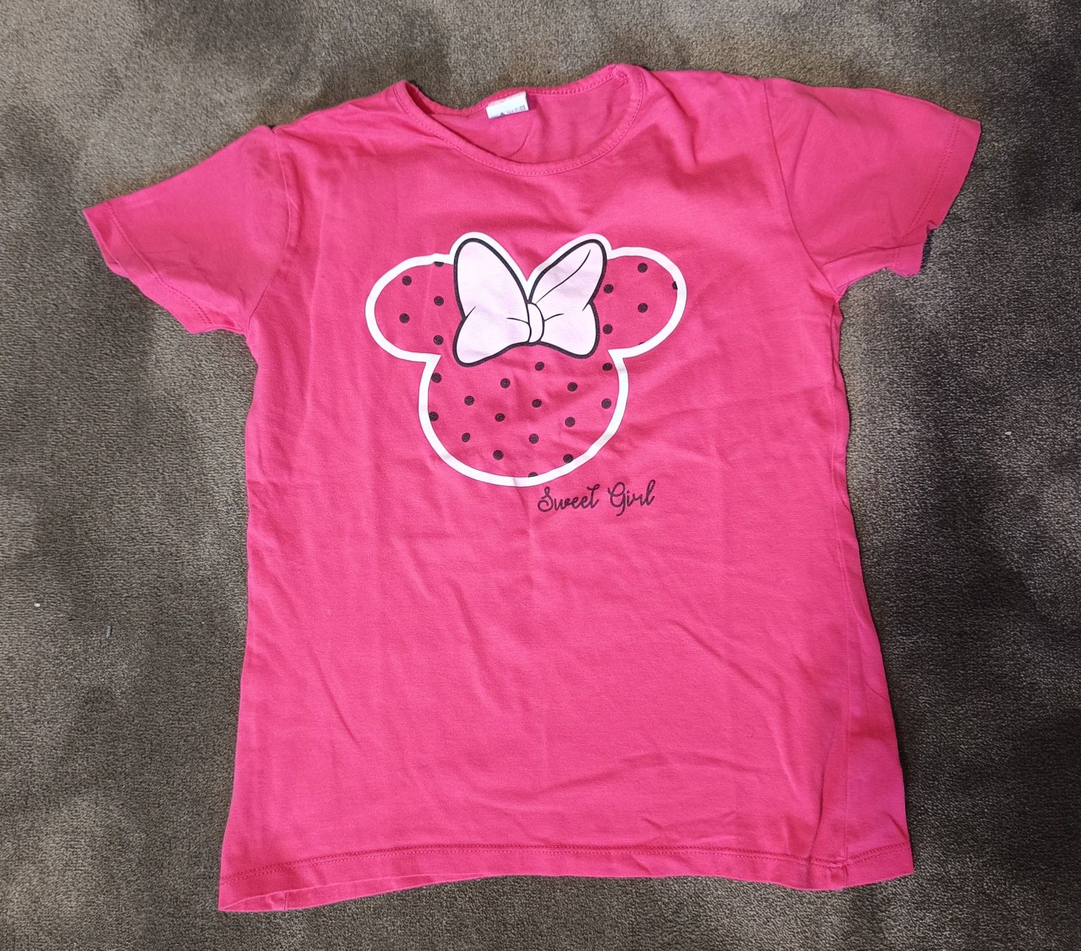 Bluzka/t-shirt dziewczęca r. 140 Myszka Minnie