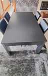 Mesa de jantar extensivel com 4 cadeiras