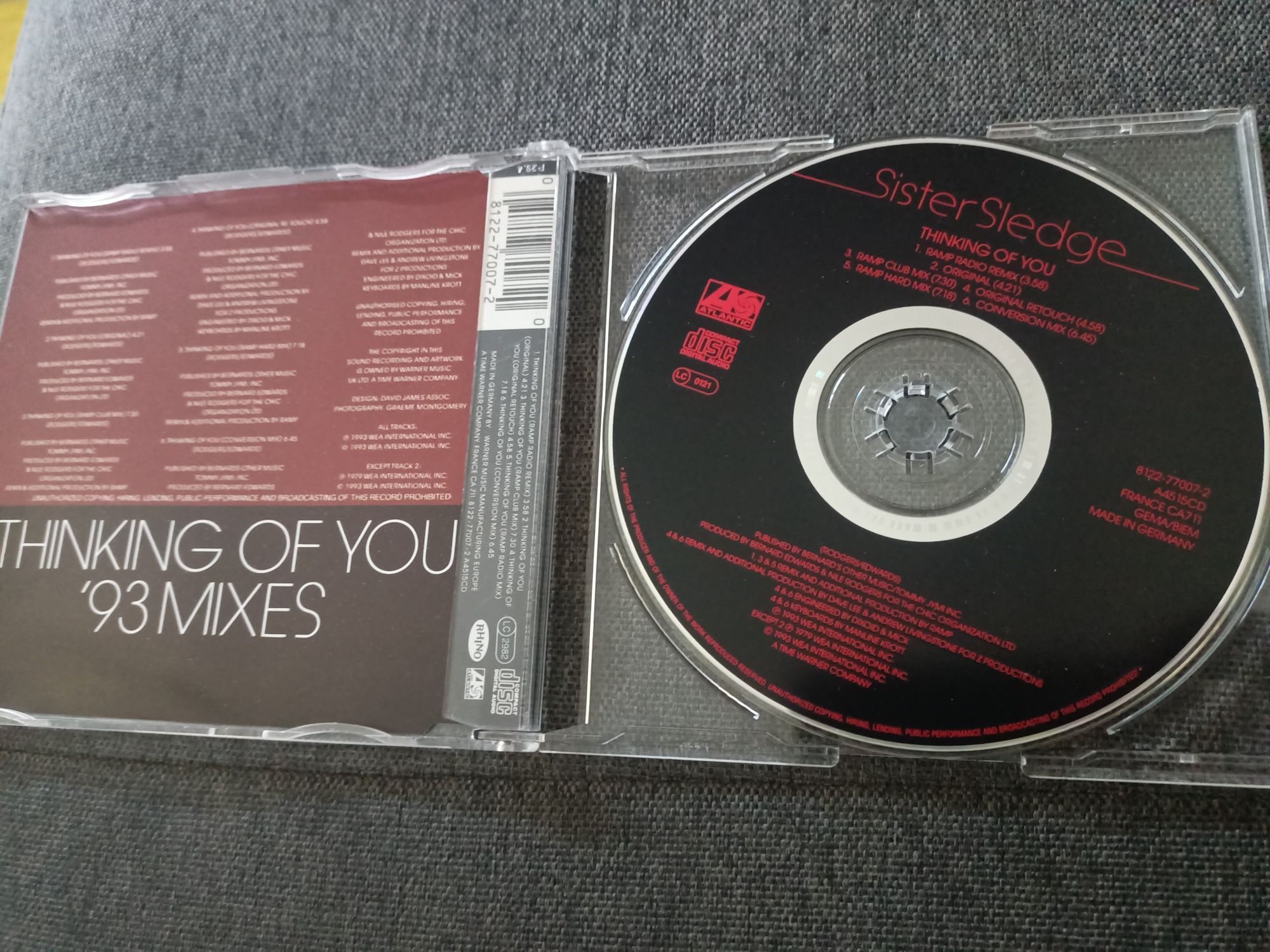 Sister Sledge - Thinking Of You ('93 Mixes) (CD, Single)(vg+)