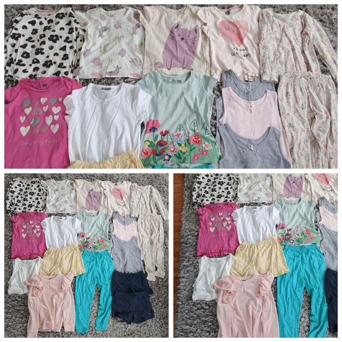 Paka fajny stan Ubranka dziewczęce 134 fajny stan