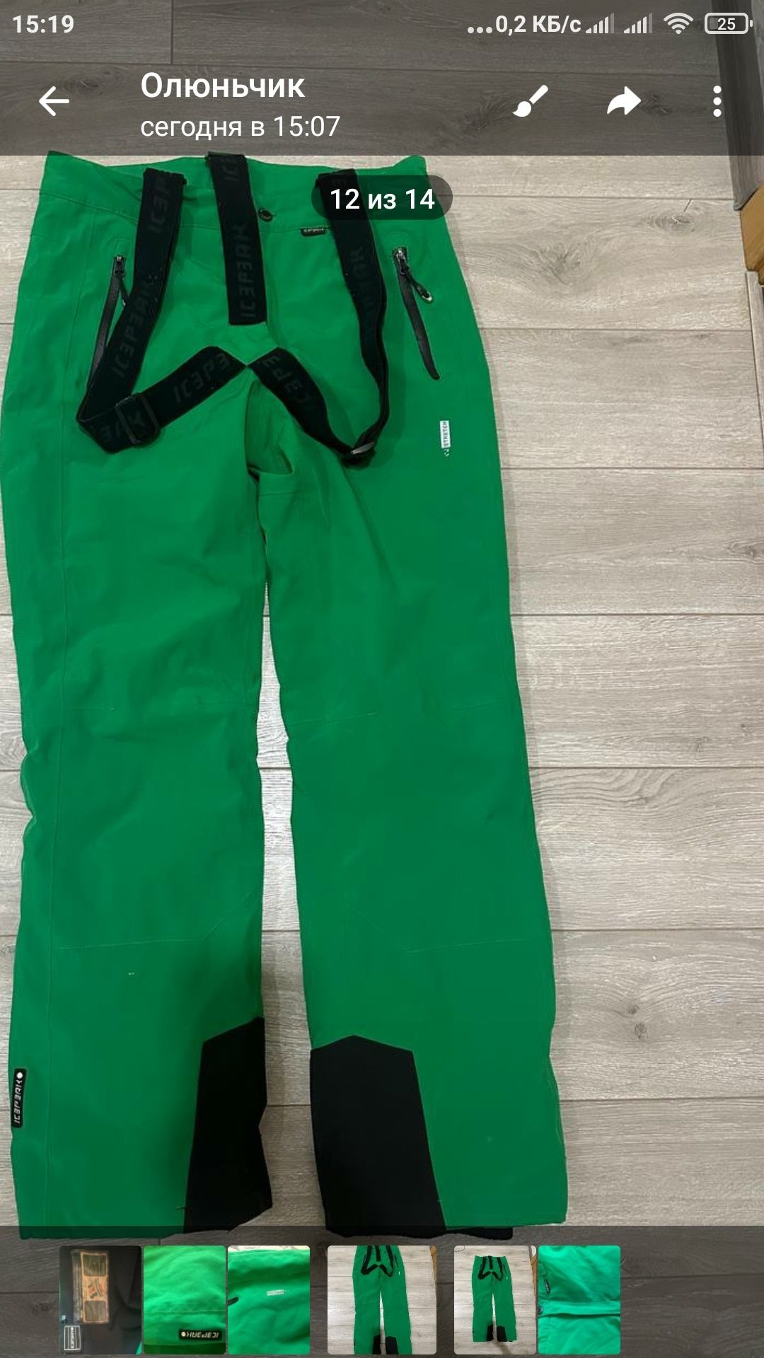 Продам Штаны лыжные icepeak ice tech размер 50