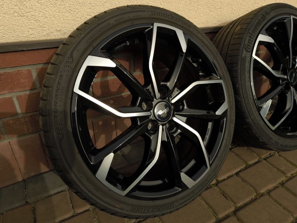 →Felgi+opony Brock 18x7,5 5x100 keskin oz bbs ultra Sparco Borbet cvr