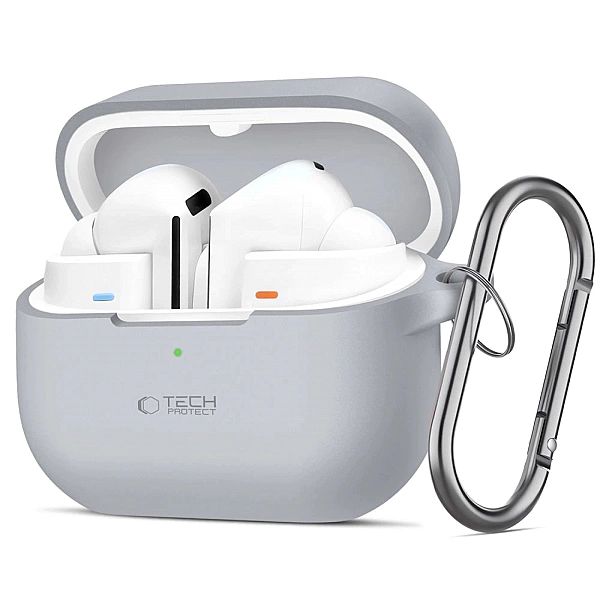 Etui Tech-Protect Silicone Hook na Samsung Galaxy Buds 3 / 3 Pro - sza