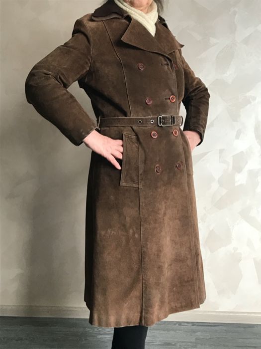 Замшевое женское пальто (Германия)
