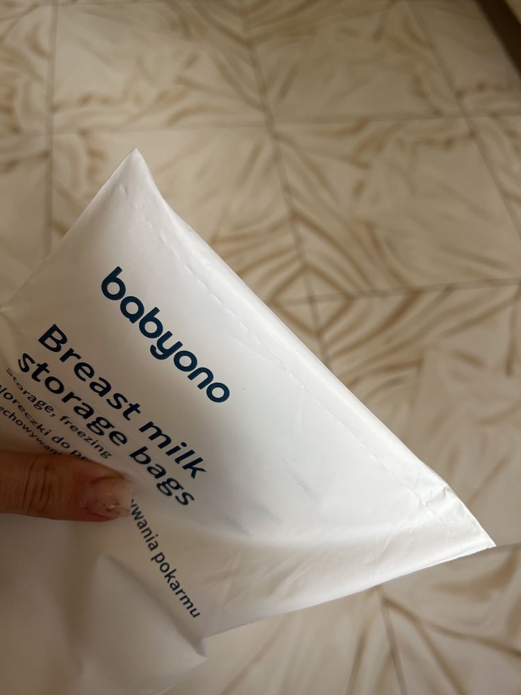 Пакети для зберігання грудного молока BabyOno, 180 мл, 30 шт