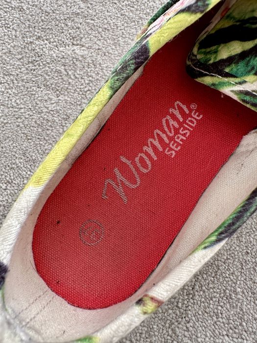 Sapatilhas florais Seaside, tamanho 37 (como NOVAS)