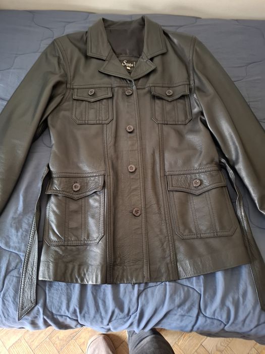 Casaco em pele, como novo