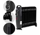 Grzejnik Olejowy 11 żeberek 1200W termostat VOLTENO