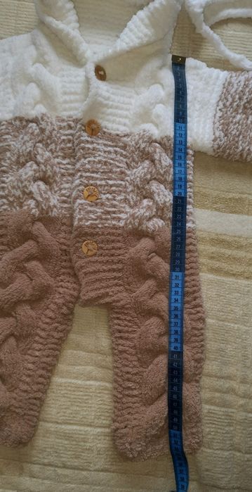 Комбинезон демисезонный вязаный (ручная работа)