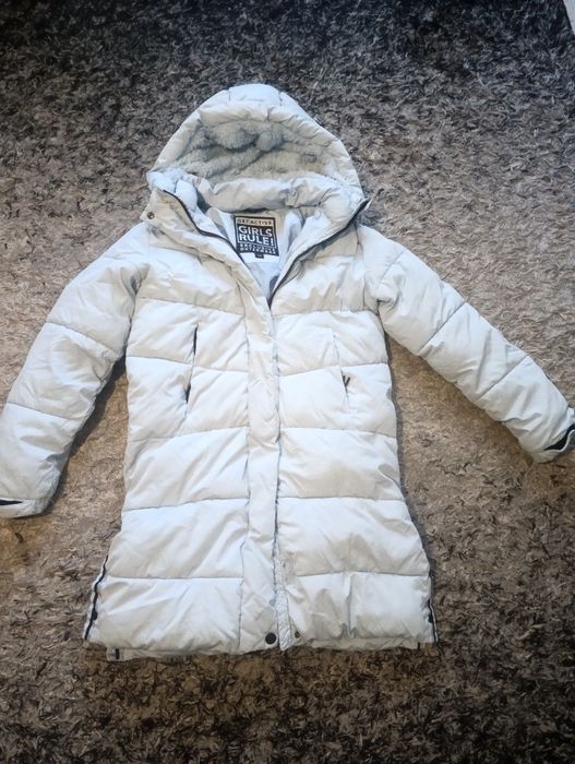 Płaszczyk zimowy błękitny 158