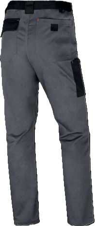 NOWE Spodnie robocze do pasa MACH2 Delta Plus M2PW3 szaro-pomarańcz. L